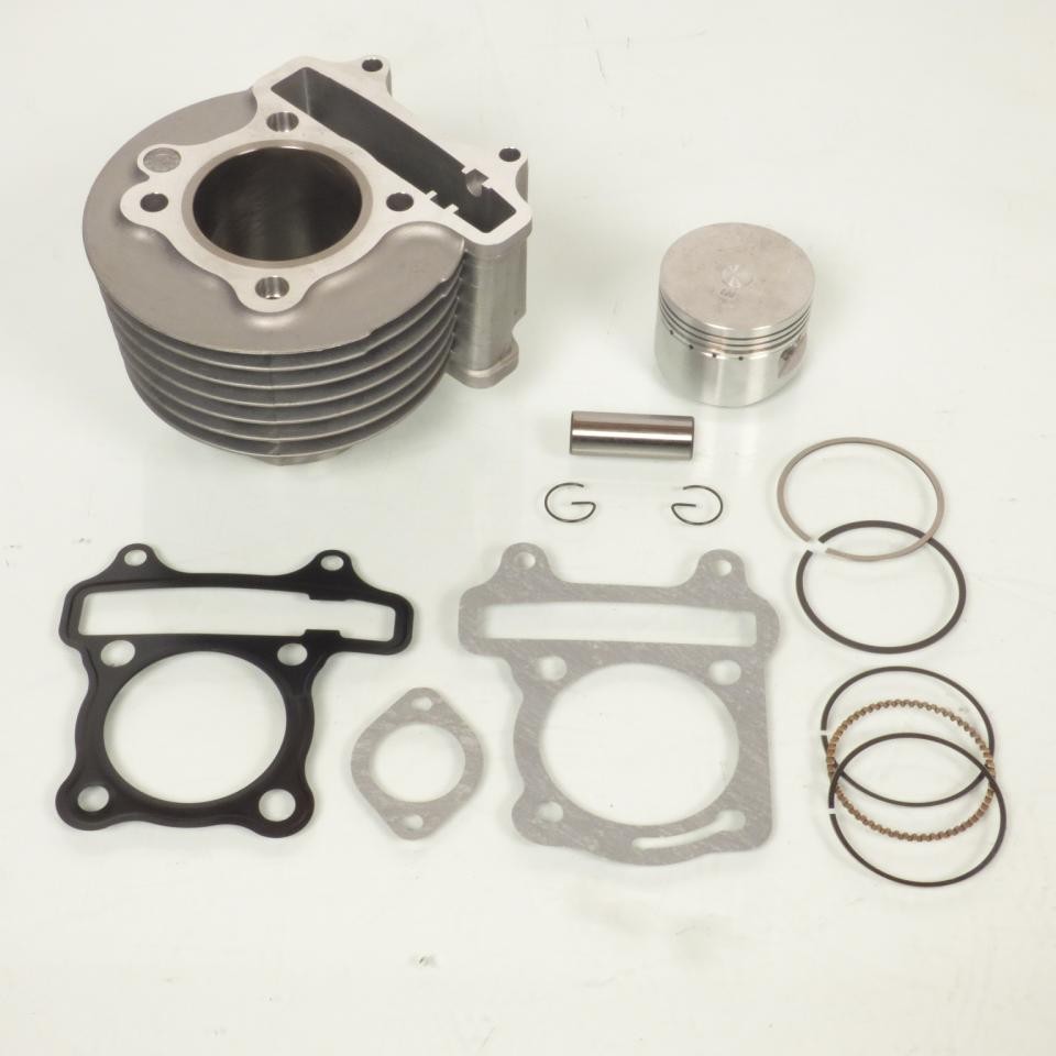 Cylindre Teknix 125cc pour moto chinoise piston compression thermique fonte haute resistance