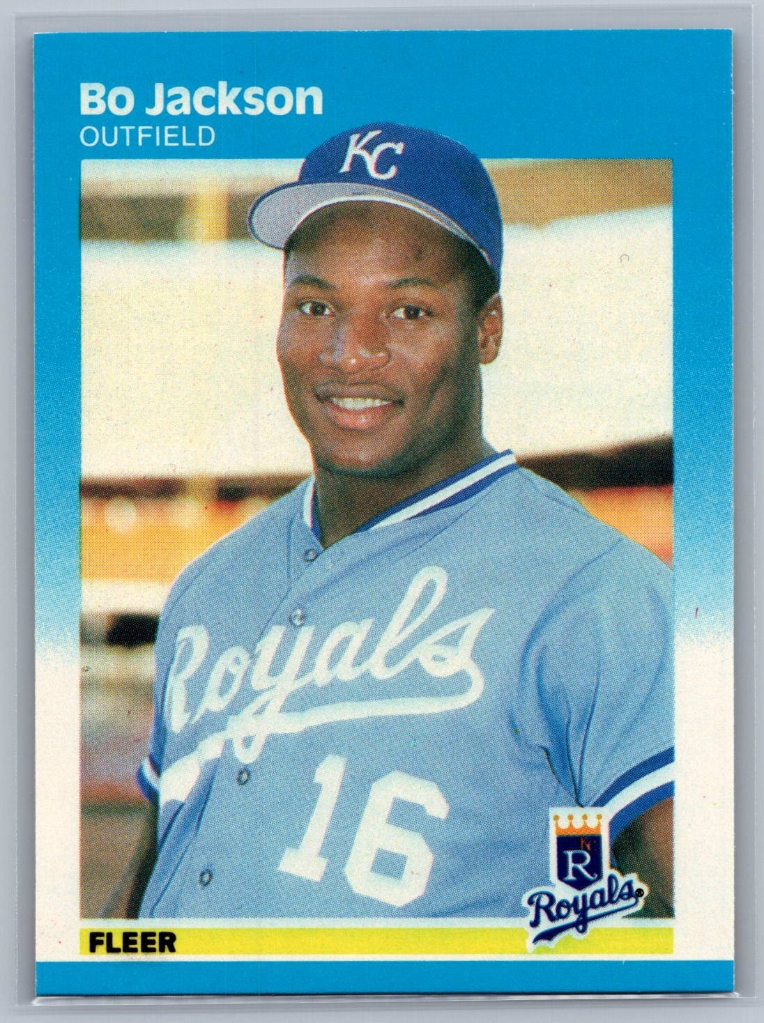 1987 Fleer Glossy - Bo Jackson #369 (RC) - NM *TEXCARDS*