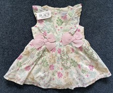 New with tags The Children's Place Baby Girl's Bunny Bow Flutter Dress 3-6 mo