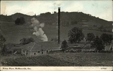 McMinnville, Oregon Power Plant Antique Original Vintage Postcard