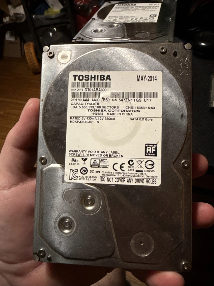 未開封】HDD 3TB×3個 TOSHIBA HGST 未開封】HDD 3TB×3個 TOSHIBA HGST