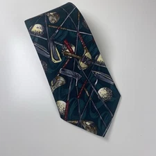 A Rogers Golf Clubs & Balls Theme 100% Silk  Neck Tie