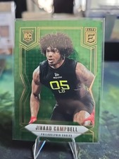 2025 Panini Donruss Elite - Rookies Jihaad Campbell #198 Green Disco (RC)