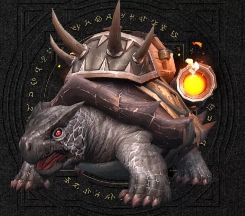 [IN STOCK] Savage Ebony Battle Turtle Mount | World of Warcraft x SteelSeries