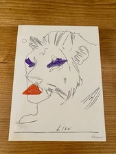ANDY WARHOL “Lion” Bolaffi Arte 1975 Arte Fotolitografia FIRMATA 