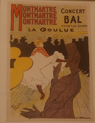 Montmartre Concert Bal, La Goulue, Framed Print 39x31cms