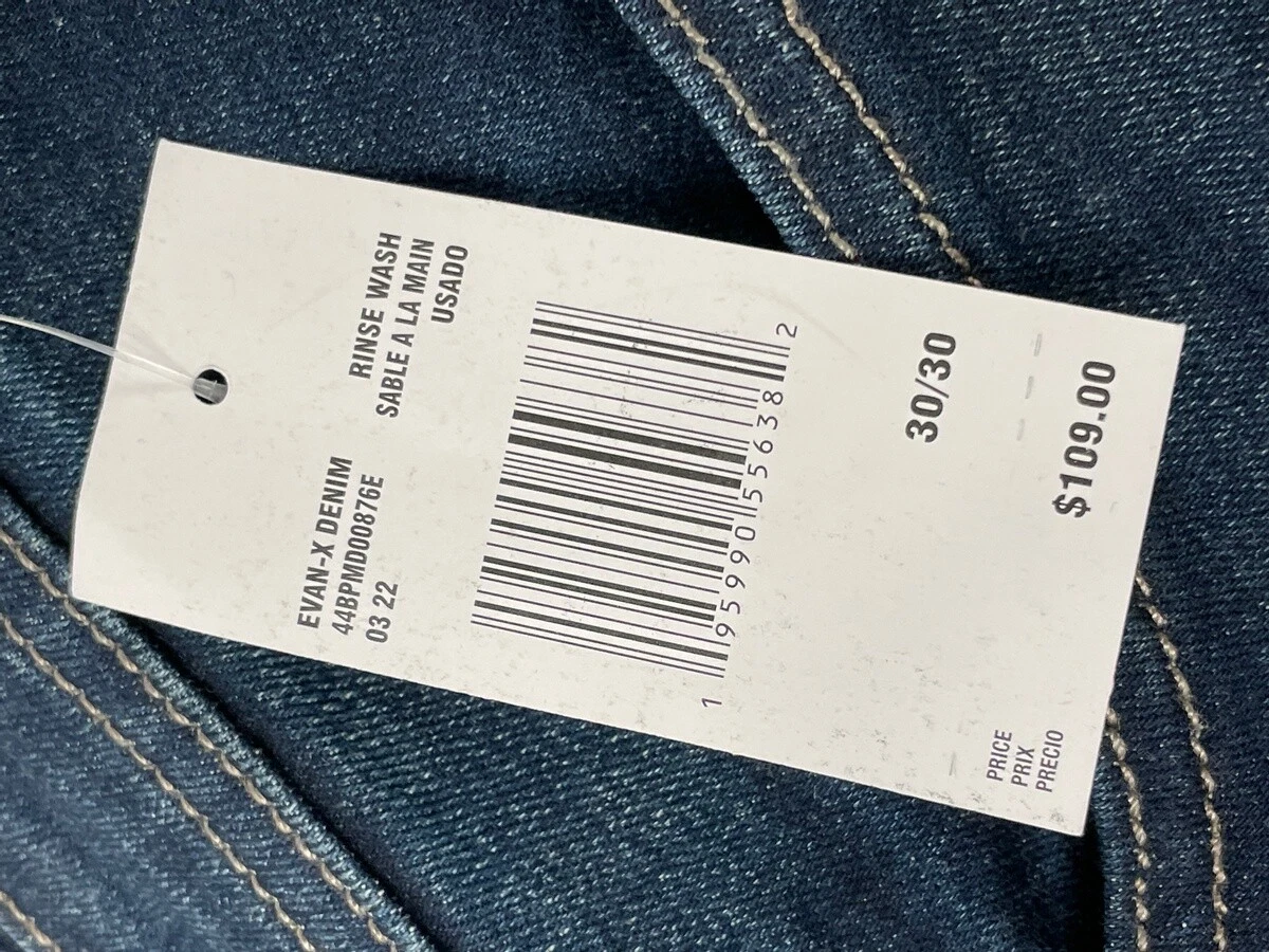 BUFFALO BY DAVID BITTON Men s Blue Evan X Slim Straight Fit Jeans US30