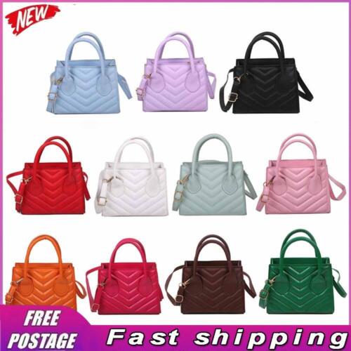 Women Fashion PU Leather Handbag Purse Lady Zipper Casual Messenger Bag - Afbeelding 1 van 17