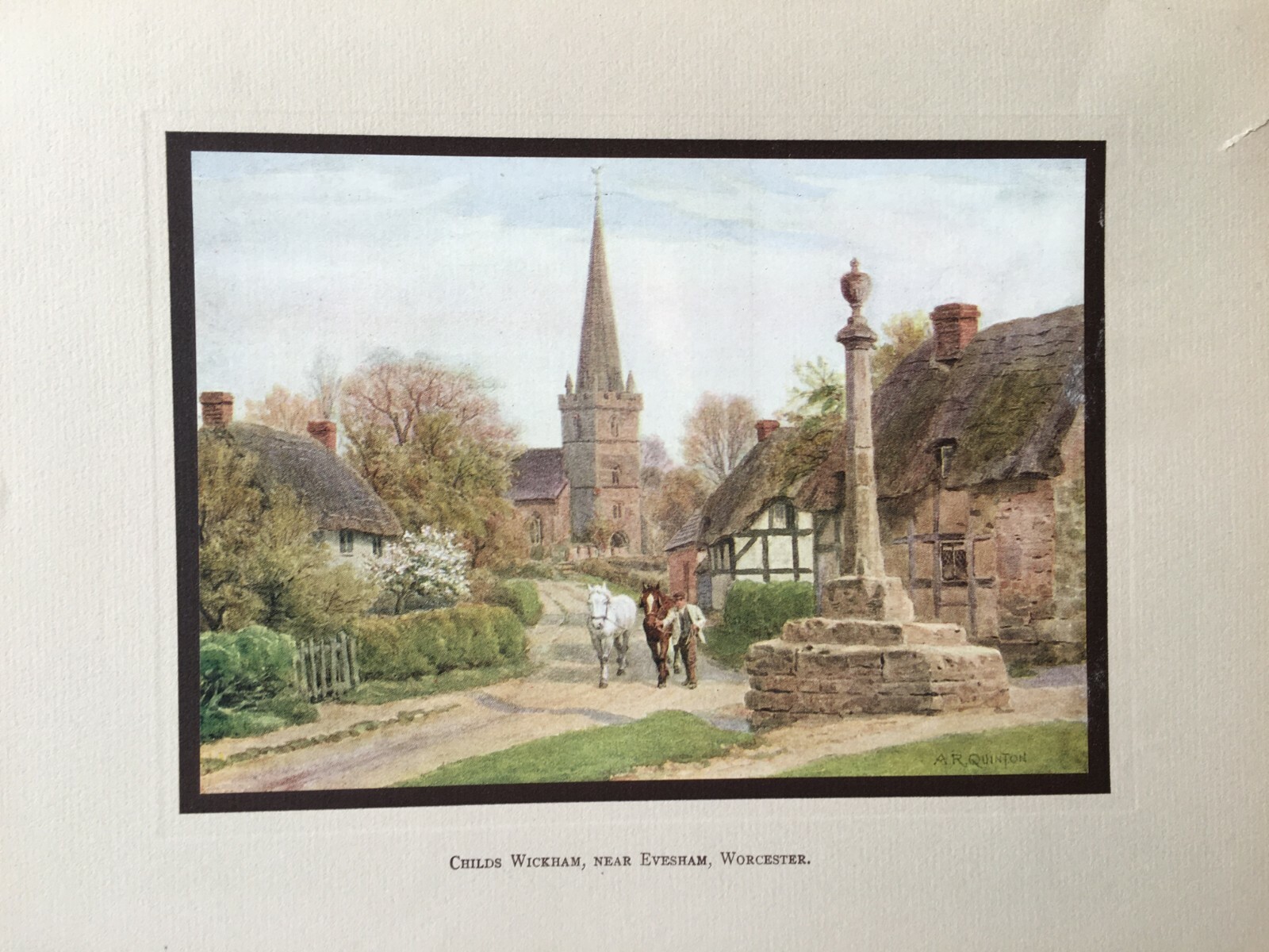 Childs Wickham Near Evesham Worcester Antique Print 1912 eBay