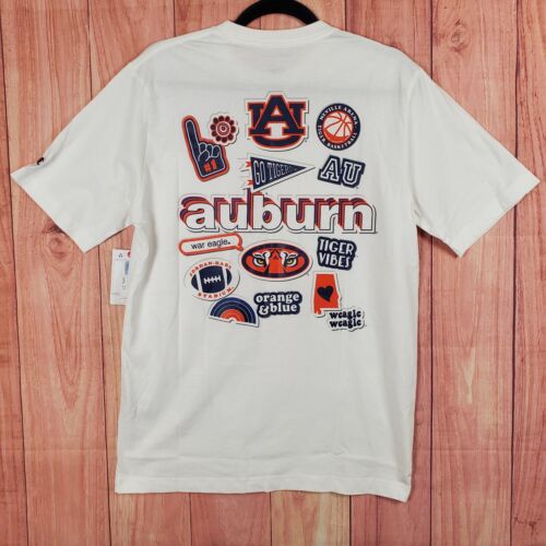 Champion NCAA Auburn University Tigers Shirt Sz M Medium Logo Short Sleeve NEW