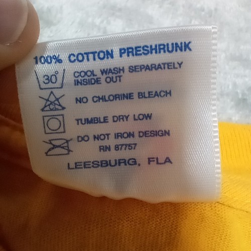 Vintage LSU Tigers T Shirt Tee Sz L NCAA College Football 90s Double Sided - Picture 6 of 8