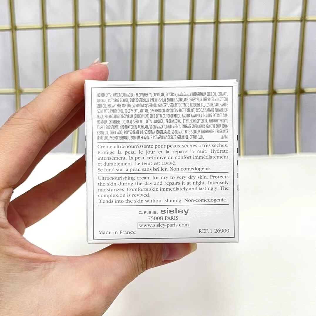 Sisley Velvet Nourishing Cream w/Saffron Flower 50ml /1.6fl oz NEW In retail BOX