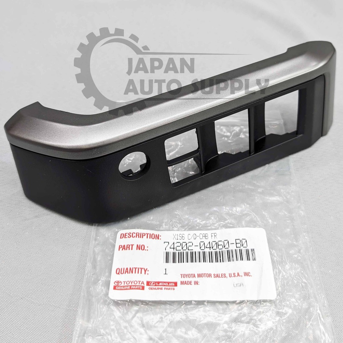 OEM GENUINE TOYOTA 16-23 TACOMA LH DRIVER DOOR SWITCH TRIM PANEL