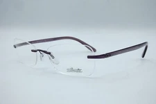 Silhouette Frames 6611 6052 Purple Rimless Frame Austria 52 17 135 Store Display