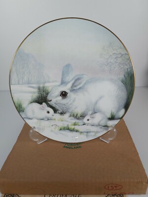 Crown Staffordshire Collector's Limited Edition Display Plate ''Tranquility'' 23cm