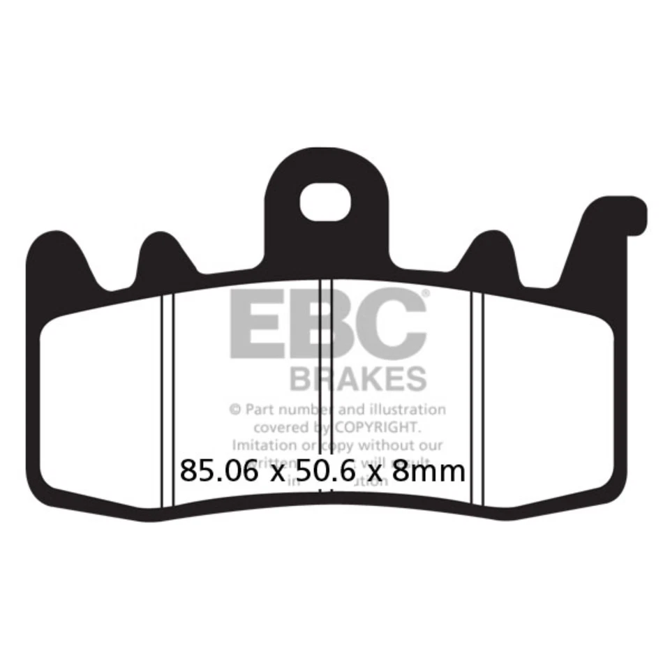 EBC Front HH Road Brake Pads For MV Agusta 2015 800 Turismo Veloce — 第 2/3 张图片
