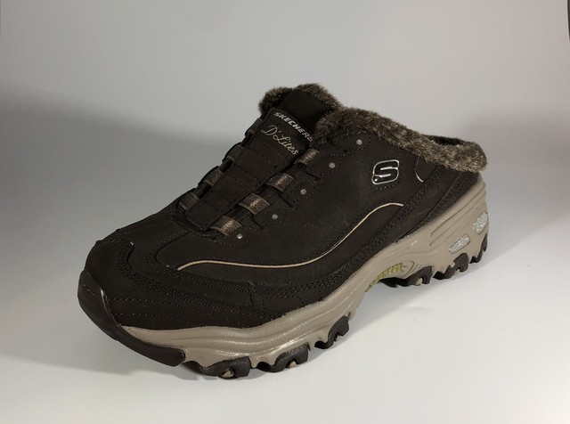 skechers fur lined clogs