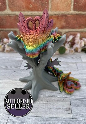 3D Printed Articulating Heart Dragon (Cinderwing3d)