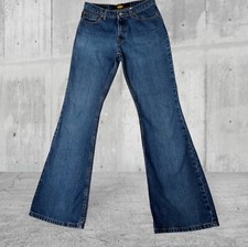 Vintage Todd Oldham Womens Flare Jeans Size 7/32 Medium Blue Wash 100 Cotton