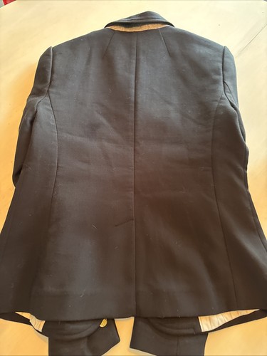 Giacca da hacking Banana Republic vestibilità classica con bottoni colore oro nero taglia 0 - Foto 6 di 9
