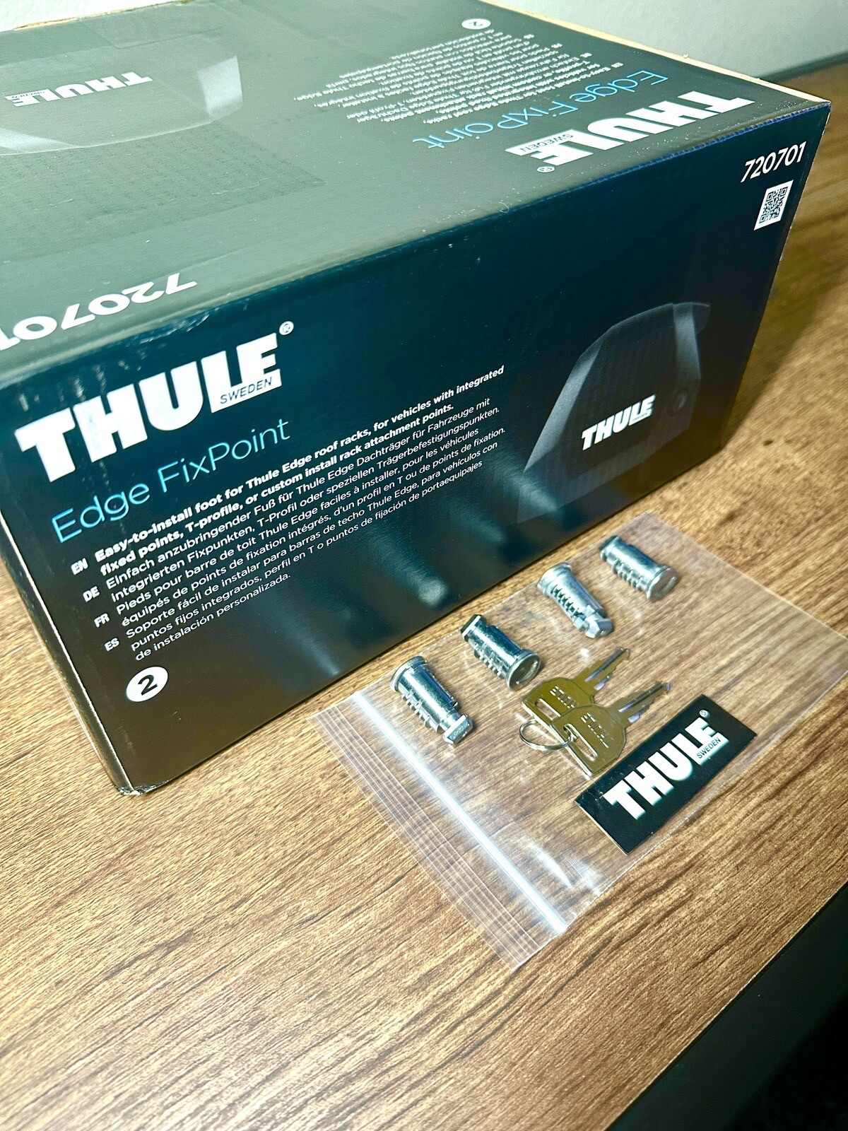 Thule Edge Fixpoint Foot Pack 720701 + Thule Metal Locks (Free $74.95 ...
