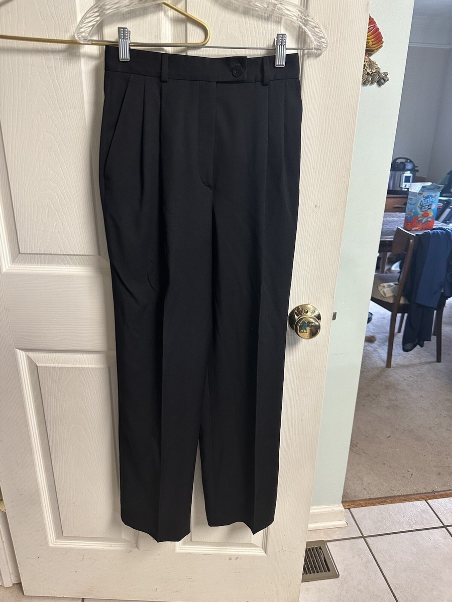 2 Pair Bernard Zins Pants Wool 4 Small France Black 26x26 2 Pair Bernard Zins Pants Wool 4 Small France Black 26x26