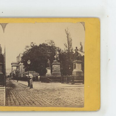 Monument Blucher & Gneisenau Unter den Linden Berlin Germany Stereoview