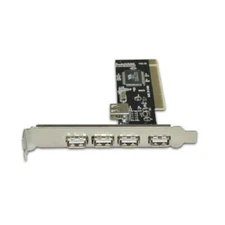 PCI 32bit to 4+1 ports USB2.0 Expansion Controller Card PCI 5x USB2.0
