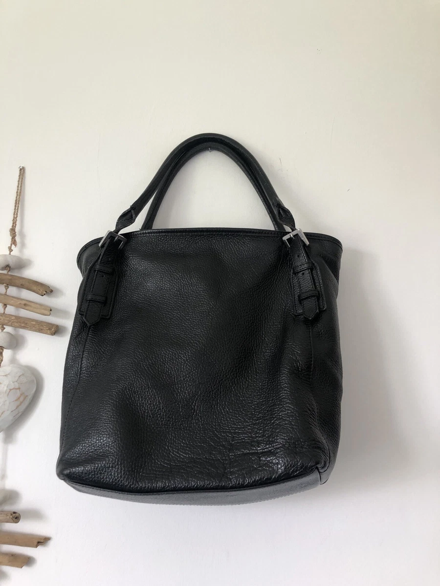 JACKY CELINE BAG BLACK LEATHER SHOULDER TOTE EXCELLENT CONDITION