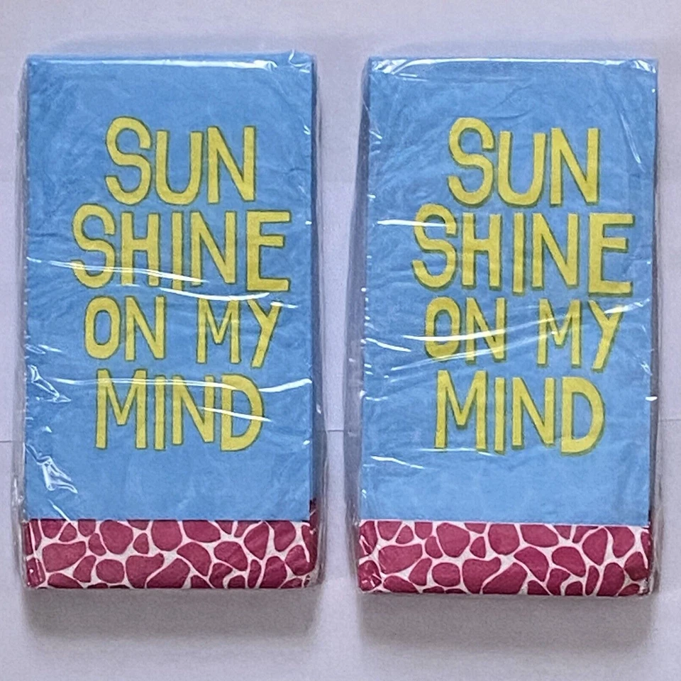 Toalla de invitados servilletas desechables 2 capas de papel comedor baño sol brillo 40 quilates Foto 2 de 4