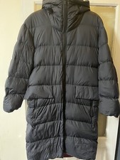 Jil Sander X Uniqlo +j Light Down Hooded Black Hood Coat 90% Down Size S