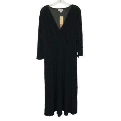 black knit travel dress Women's Merino Travel Dress