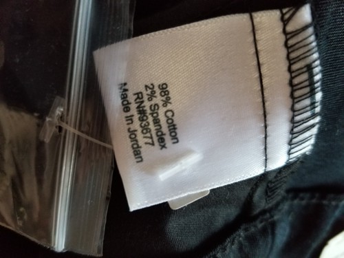 St John's Bay NWT Women 14W Black Easy Fit Through Hip Thigh Bermuda Shorts #050 - Picture 4 of 10