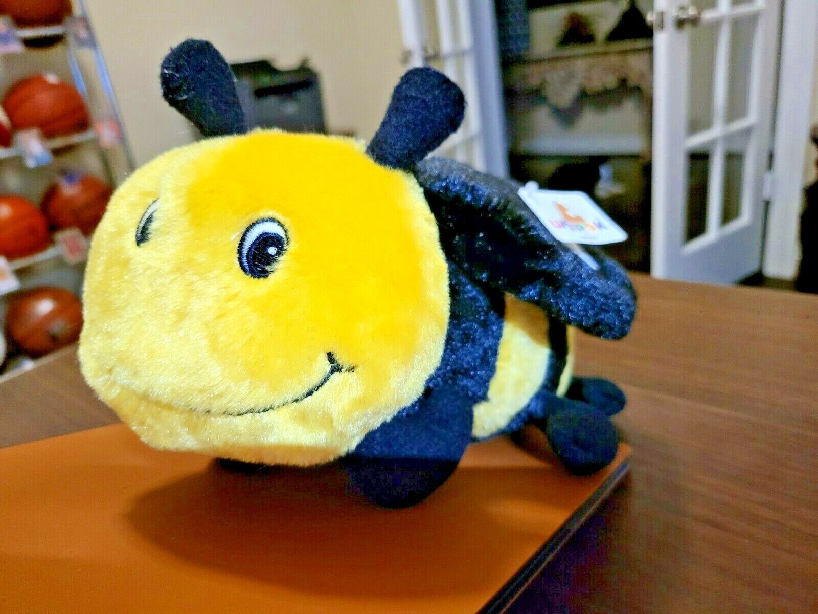 UNIPAK Small Bee Plush Yellow Black 10" with Tag