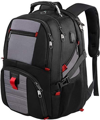 Yorepek Reisesack, extra große 50L Laptop-Rucksäcke für Männer Frauen, Wasser - Bild 9 von 14