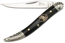 Frost Cutlery Toothpick Folding Knife Stainless Steel Blade Buffalo Horn Handle