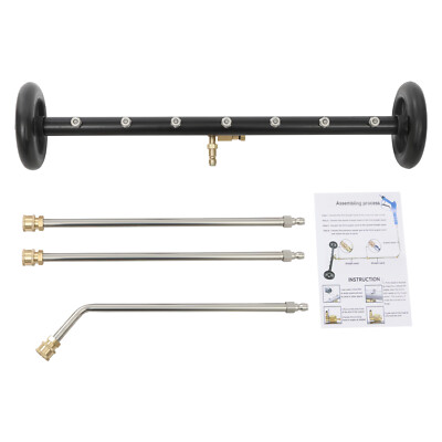 #ad 2 In 1 Undercarriage Pressure Washer Attachment with 7 Nozzle Spray Head $62.54