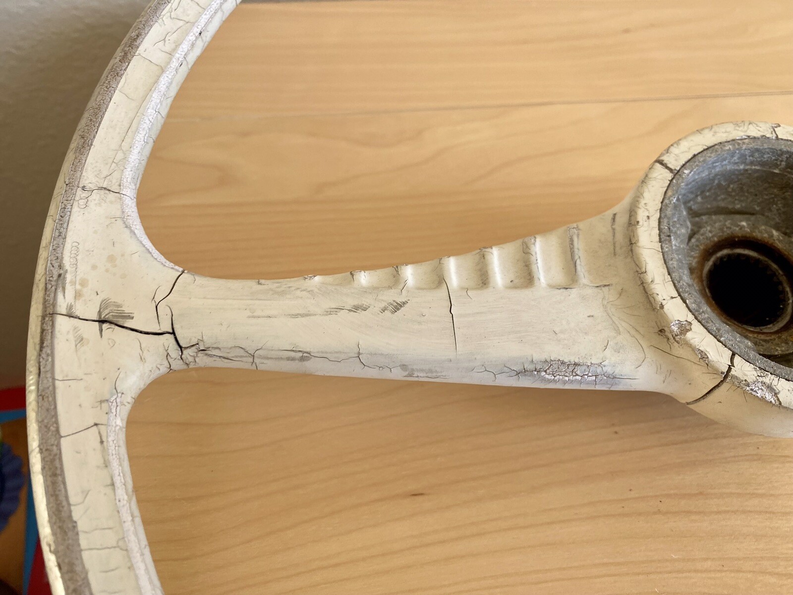 VW BUG SPLIT OVAL ORIGINAL UNRESTORED BATWING Steering Wheel eBay