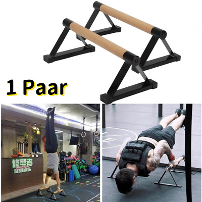 2er Parallettes Liegestützgriffe Push up Stand Bar Handstandgriffe Krafttraining