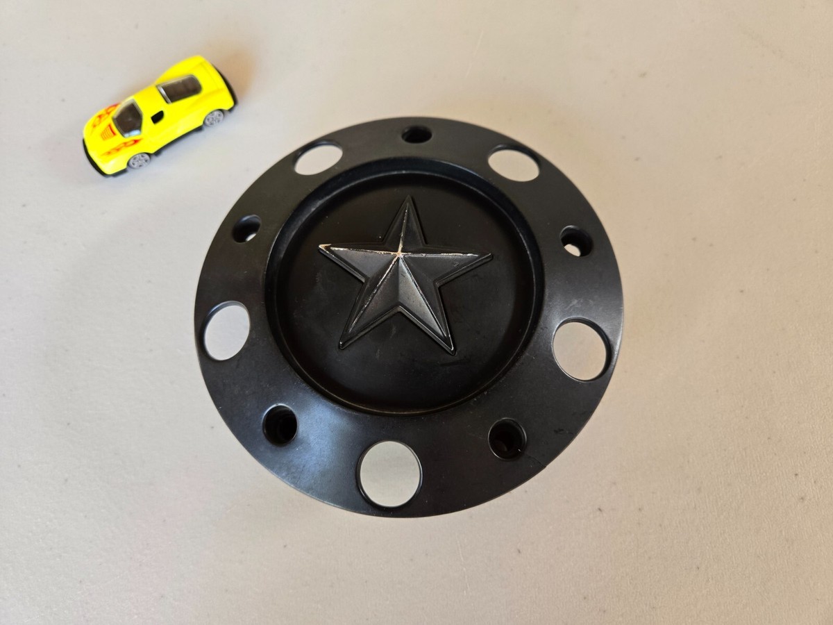 ✨Komimin 2✨ Rockstar KMC Wheels Custom Wheel Center Cap Black # 371L152