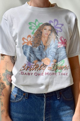 Reprint 1999 Britney Spears baby one more time classic style T shirt NH12073