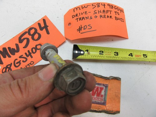 BOLT NUT BOLTS REAR DRIVE SHAFT TO REAR DIFFERENTIAL AUTOMATIC TRANSMISSION AUTO - Picture 4 of 4