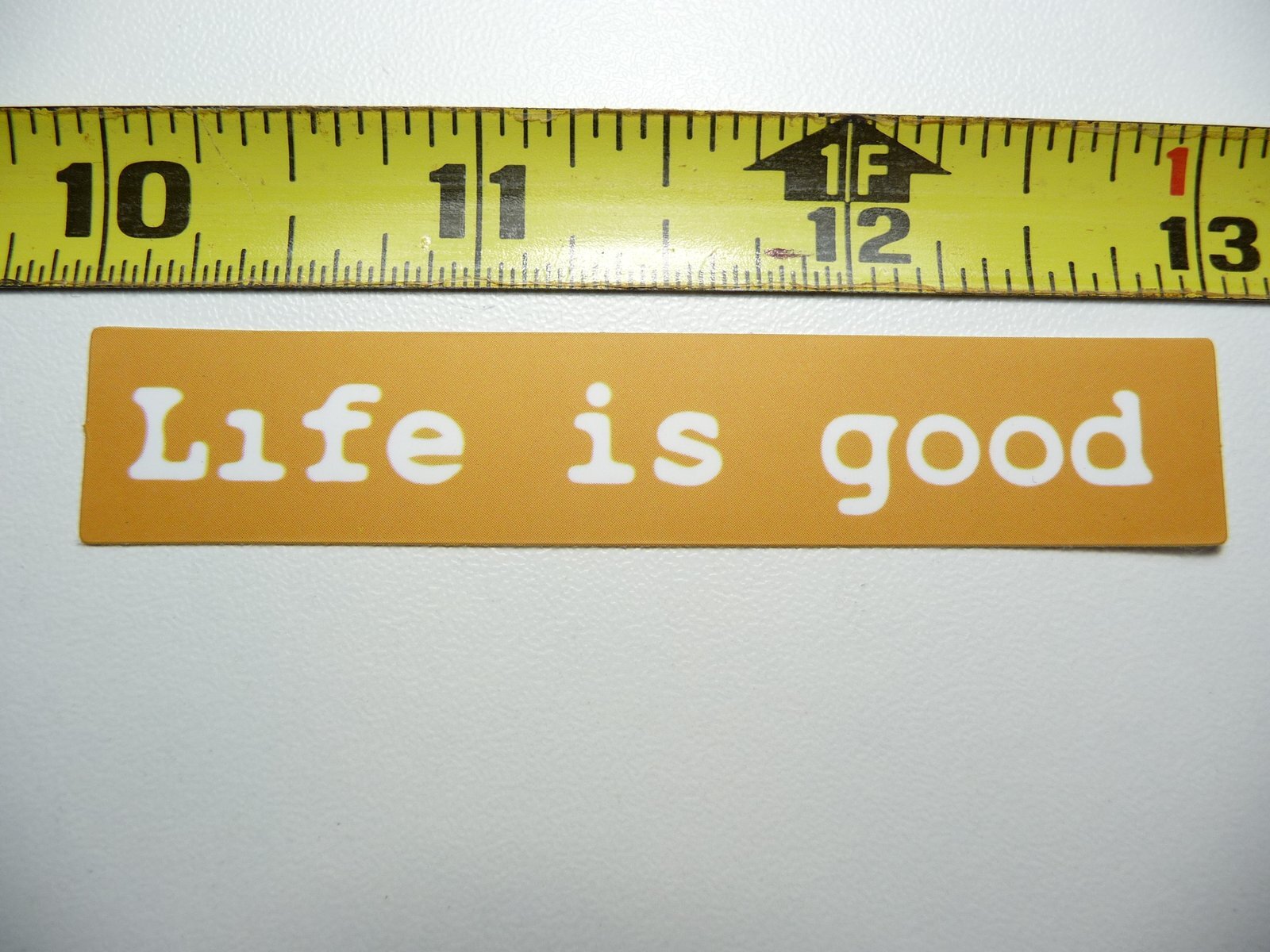 LIFE IS GOOD CIRCLE STATEMENT DECAL STICKER MOTIVATIONAL POSITIVE ATTITUDE