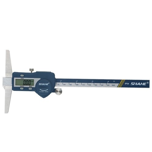 SHAHE Double Hooks Depth Gauge Digital Depth Vernier Caliper 150mm 5113-150B - Picture 5 of 8
