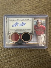 2023 Topps Museum Signature Swatches Corbin Carroll ROY Dual patch auto #/399