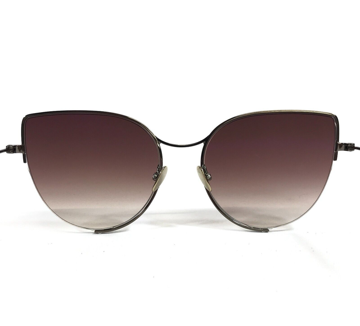 Nathalie Blanc Sunglasses ALEXANDRA 622 Brown Gray Cat Eye Brown Gradient Lenses Nathalie Blanc Sunglasses ALEXANDRA 622 Brown Gray Cat Eye  main image 4