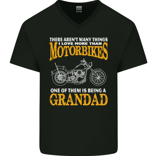 T-shirt Coton Homme Gildan 5000 - Motif Motard Et Grand-père - Coupe Relax - Coton Présérétréci