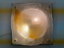 Muranoglas Wand-oder Deckenleuchte 60er Jahre