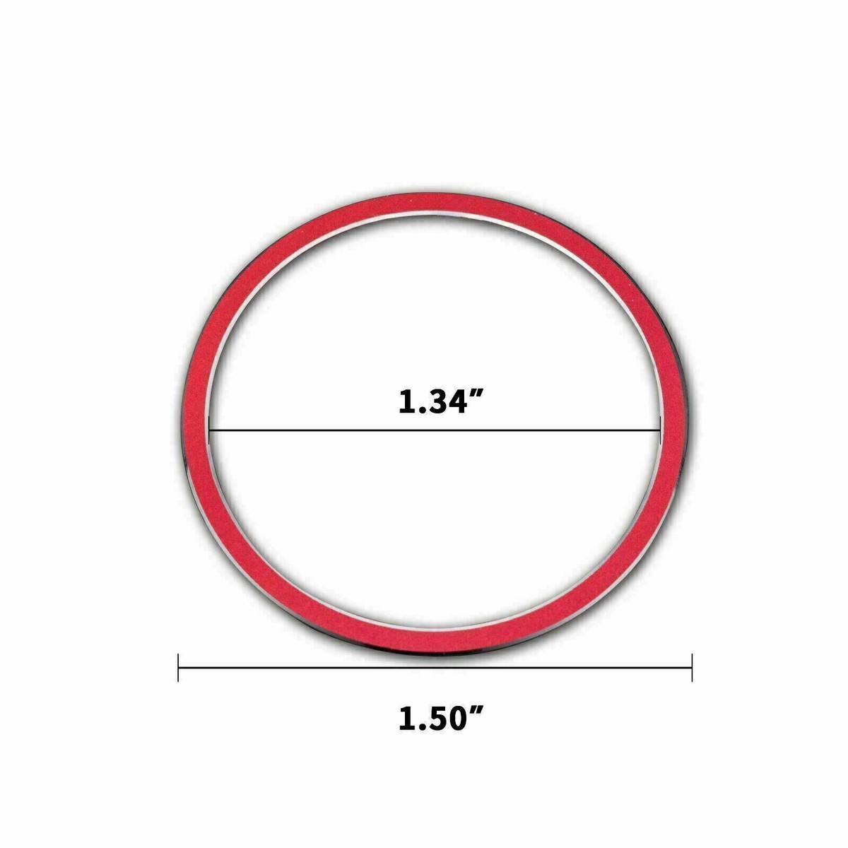 Ignition Inner Ring Trim Red for Mercedes Benz Keyless / Remote