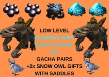ELEMENT DUST / BLACK PEARL GACHA SNOW OWL Ark Survival Ascended Official PVE